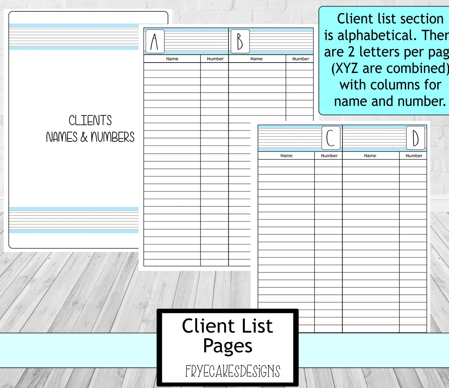 Client List/Directory Section