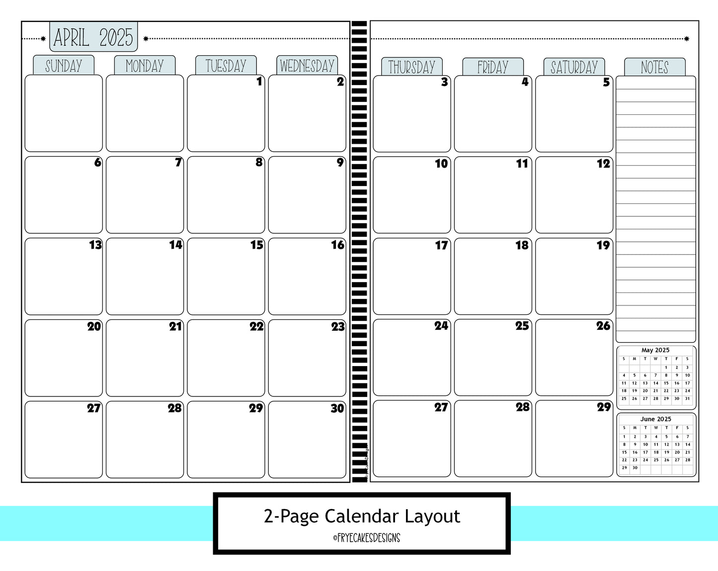 Add Calendar Pages To Any Book