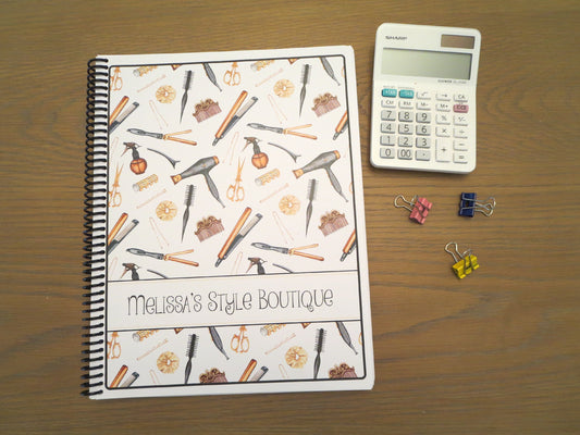 ANTIQUE TOOLS DESIGN - Standard 12 Month Appointment Book - Start Any Month - 3 Sizes with Optional Income & Expenses Tracking
