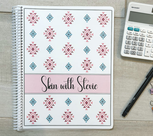 AZTEC DESIGN- Standard 12 Month Appointment Book - Start Any Month - 3 Sizes with Optional Income & Expenses Tracking
