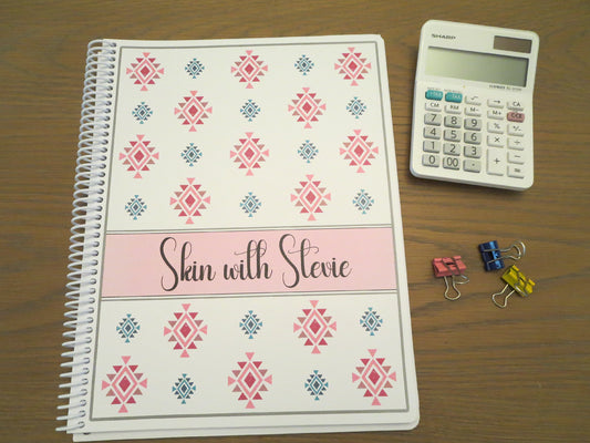 AZTEC DESIGN- Standard 12 Month Appointment Book - Start Any Month - 3 Sizes with Optional Income & Expenses Tracking