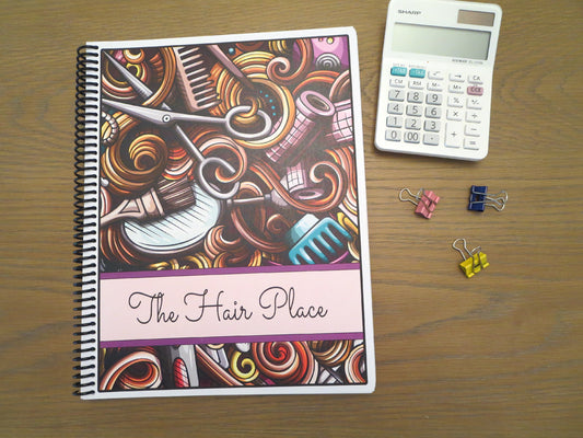 CARI DESIGN - Standard 12 Month Appointment Book - Start Any Month - 3 Sizes with Optional Income & Expenses Tracking