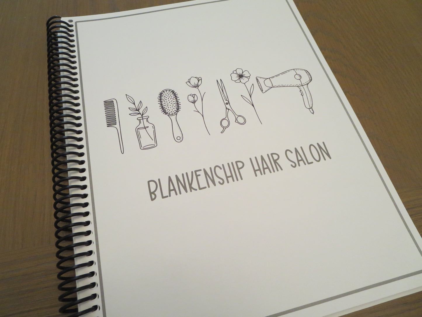 SIMPLE STYLIST TOOLS DESIGN - 12 Month Dated Appointment Book With Business Organizer/Planner + UPGRADE OPTIONS