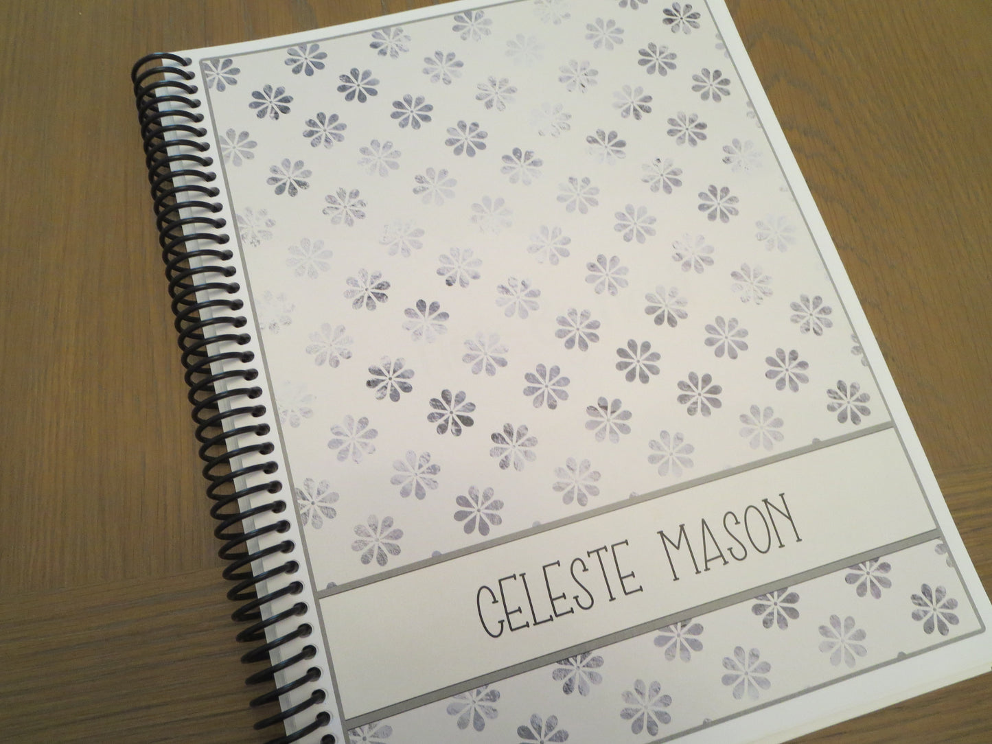 FADED FLOWERS DESIGN - 12 Month Dated Appointment Book With Business Organizer/Planner + UPGRADE OPTIONS