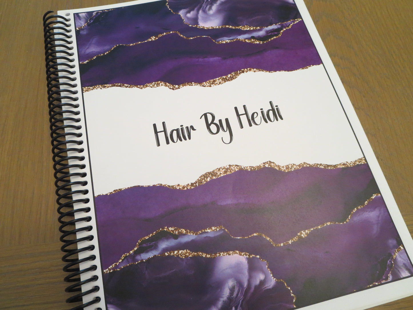 PURPLE MARBLE DESIGN - 12 Month Dated Appointment Book With Business Organizer/Planner + UPGRADE OPTIONS