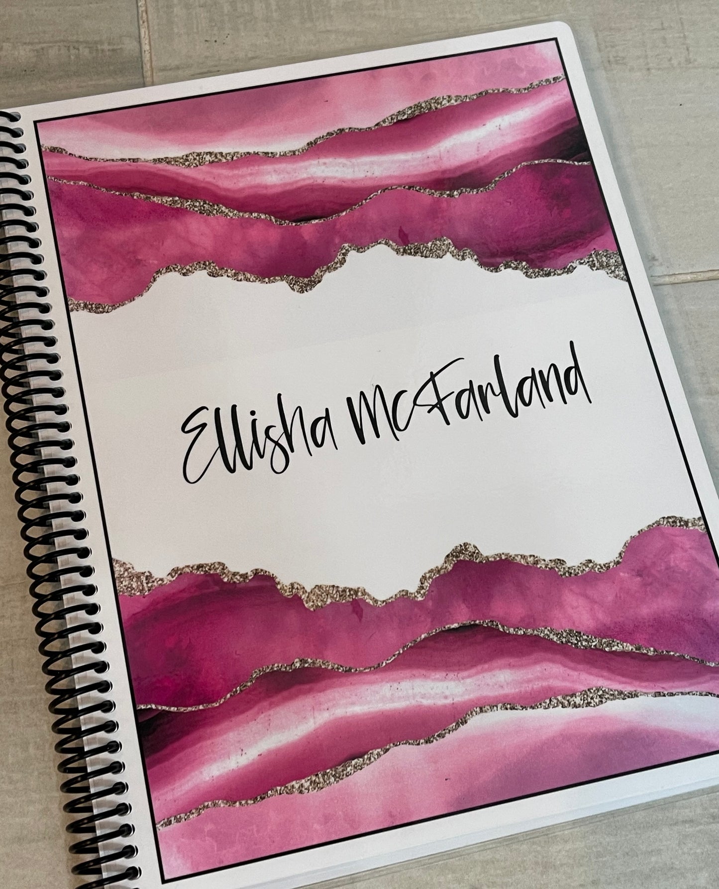 PINK MARBLE DESIGN- Standard 12 Month Appointment Book - Start Any Month - 3 Sizes with Optional Income & Expenses Tracking (Copy)