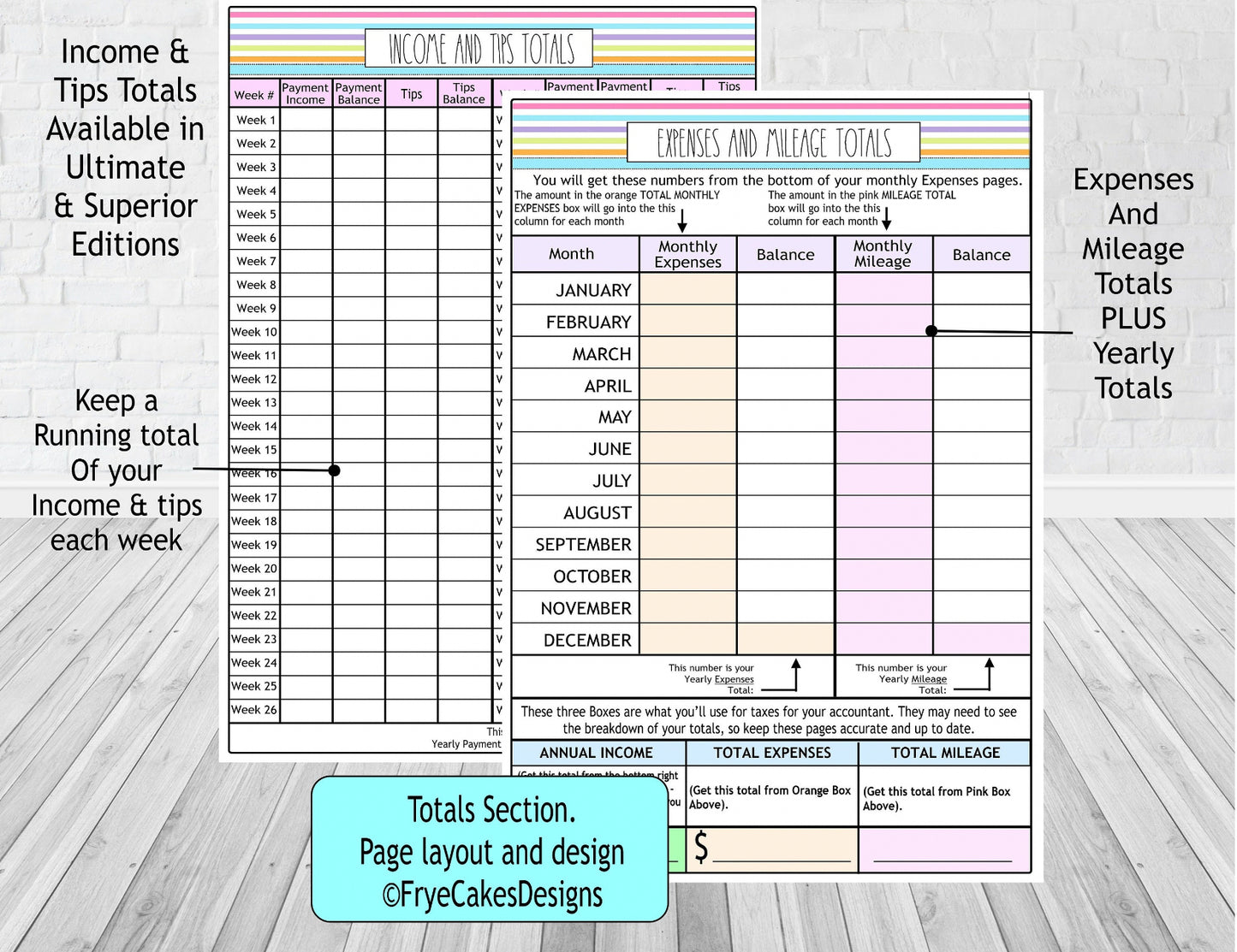 2026 Large ULTIMATE EDITION Spiral Bound Yearly Business Tracker
