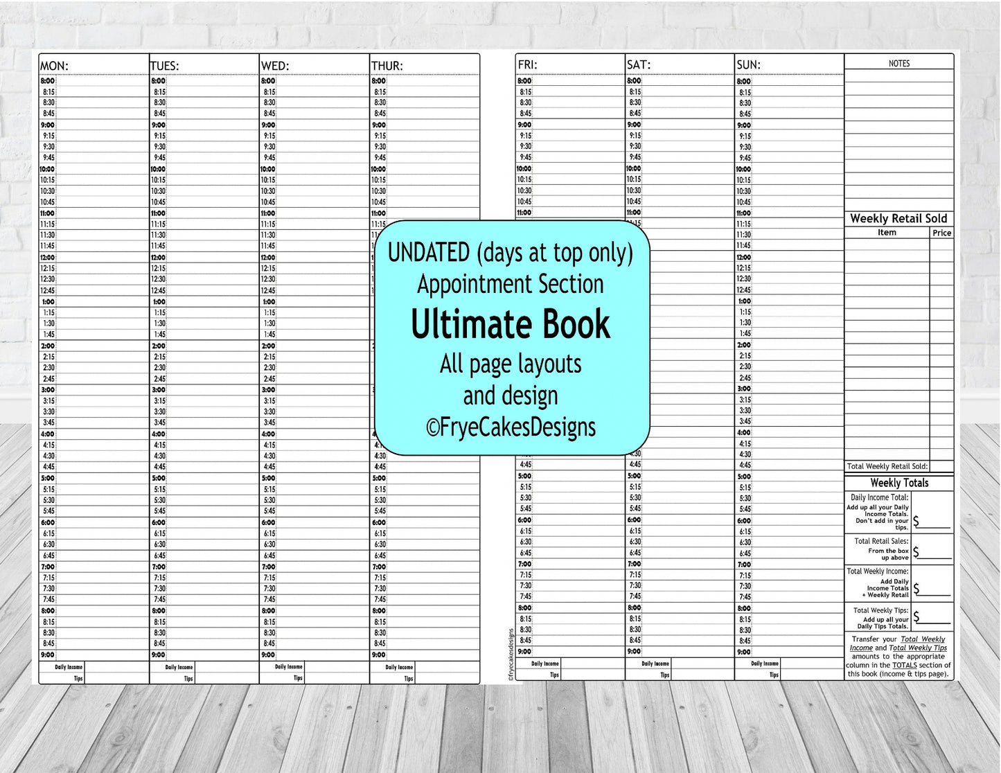 2026 Large ULTIMATE EDITION Spiral Bound Yearly Business Tracker