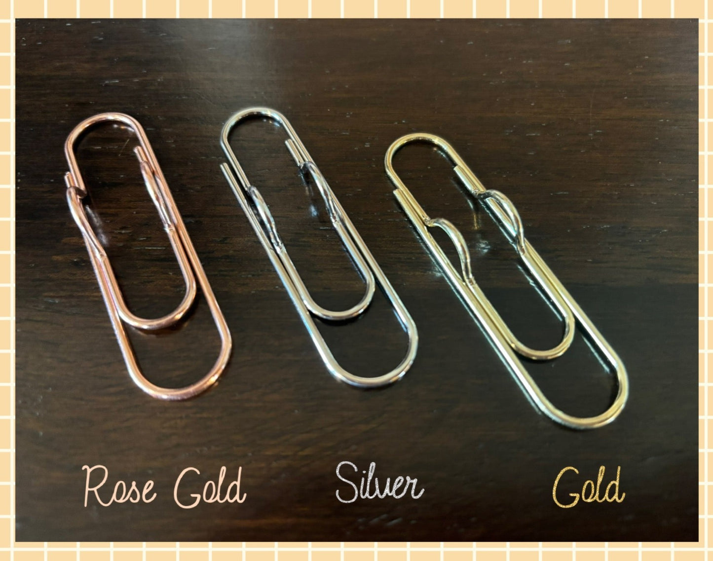 Large Metal Pen/Pencil Holder for Appointment Books, Planners, Etc.