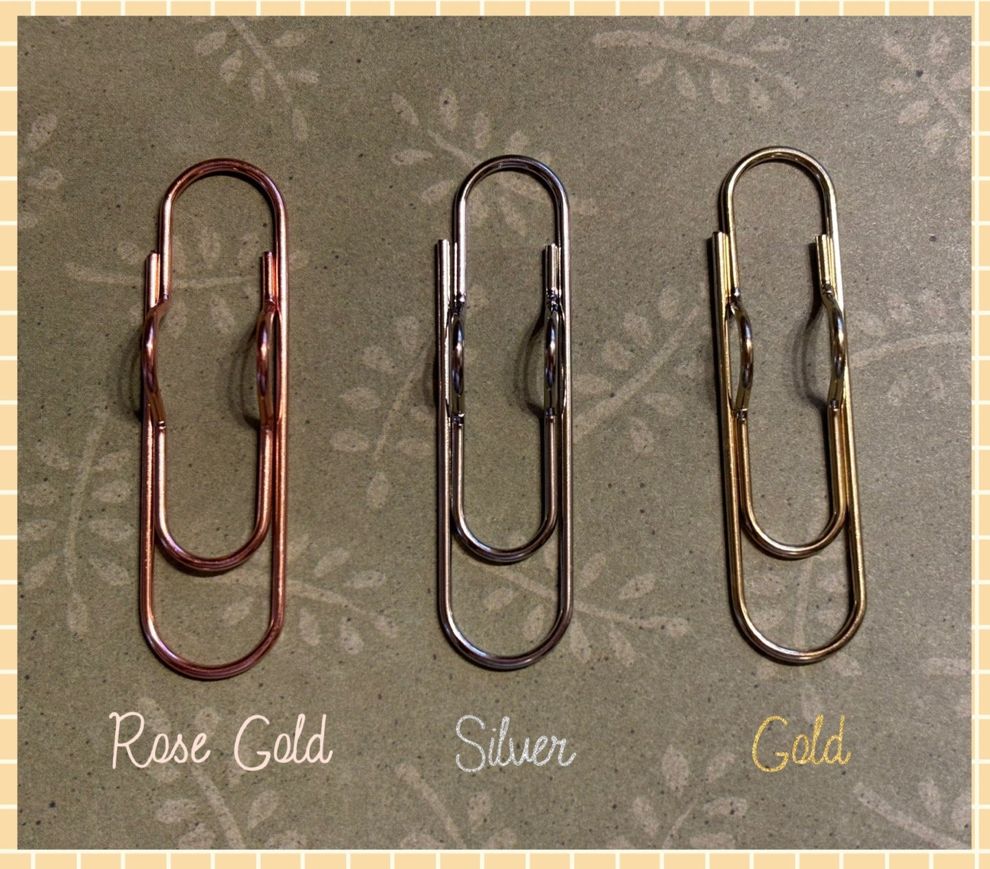 Large Metal Pen/Pencil Holder for Appointment Books, Planners, Etc.