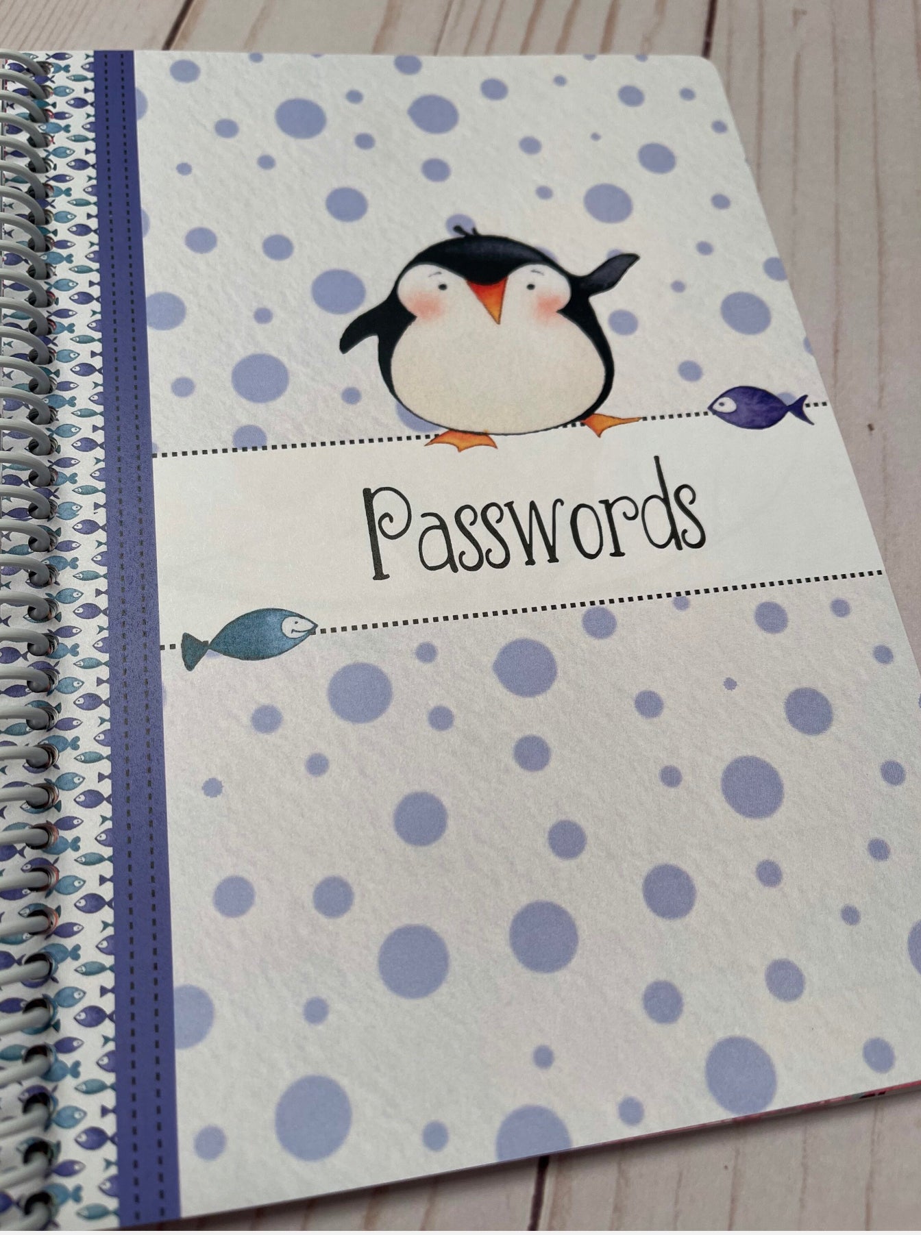 Password Organizer - Penguins Design