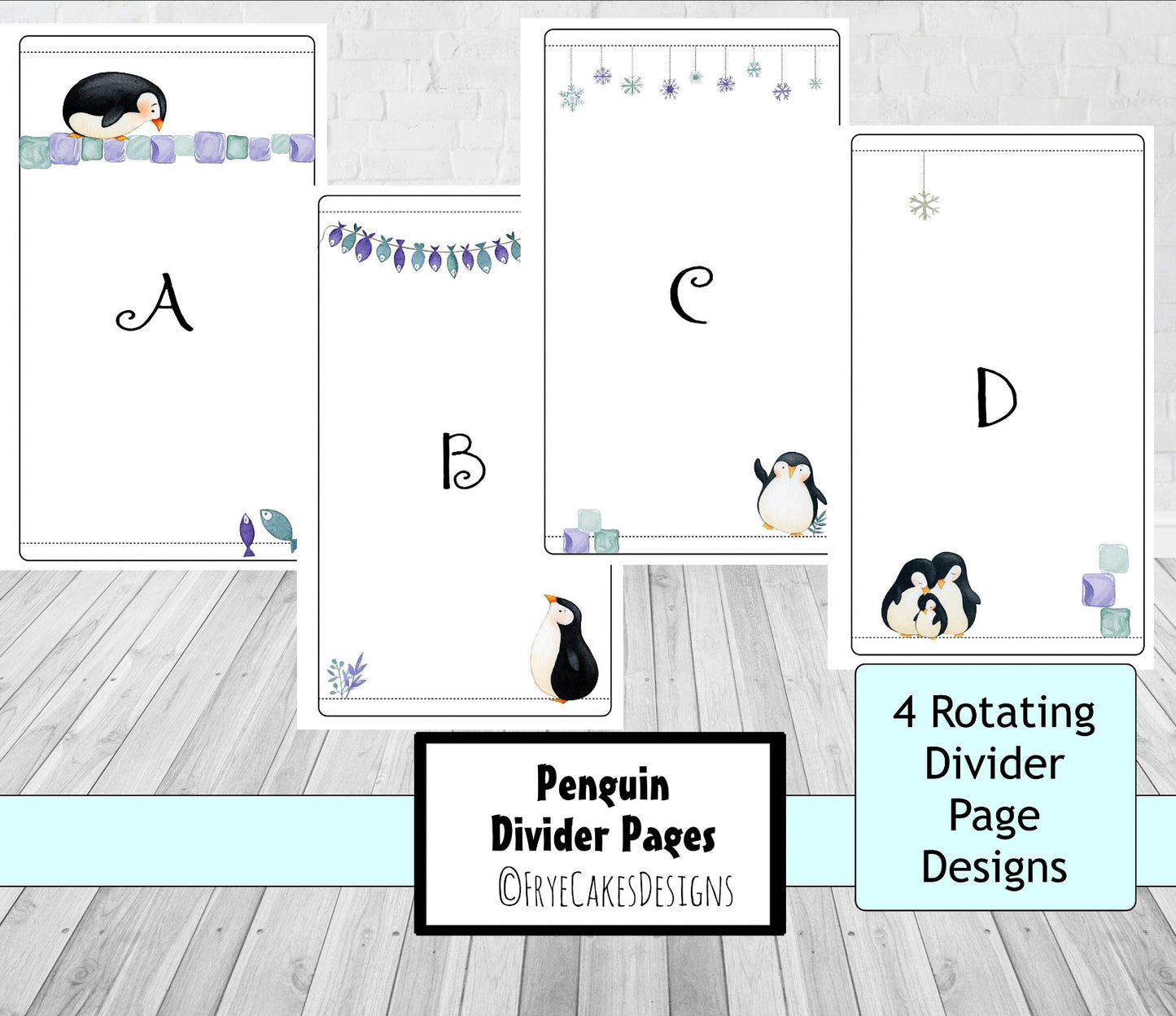 Password Organizer - Penguins Design