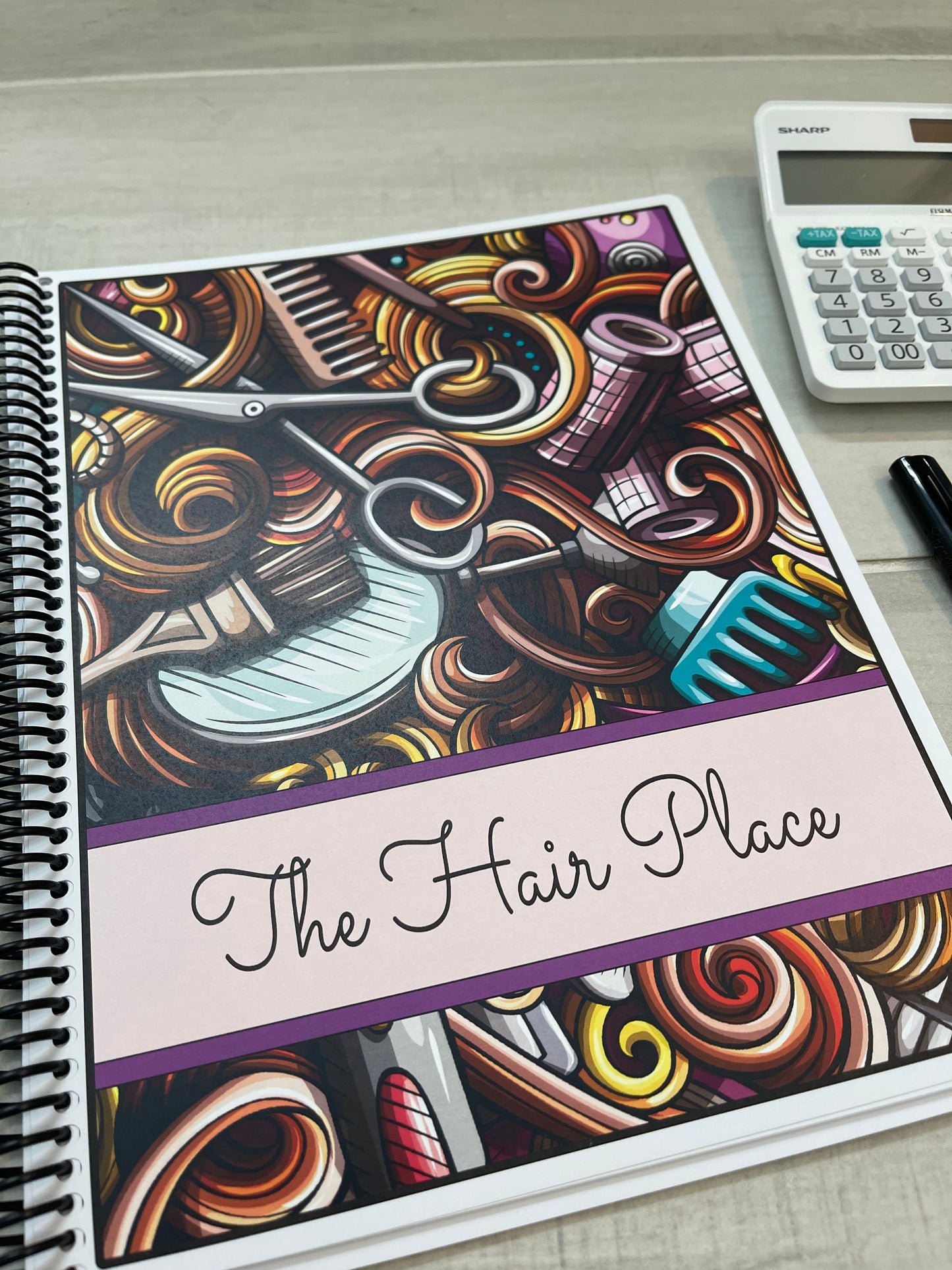 CARI DESIGN - 12 Month Dated Appointment Book With Business Organizer/Planner + UPGRADE OPTIONS