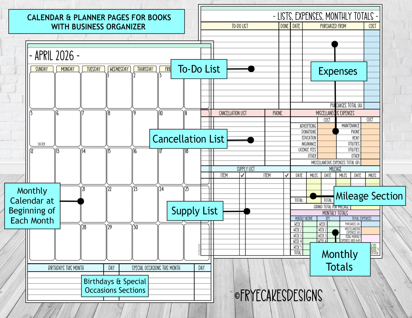 MASSAGE & SPA TOOLS DESIGN - 12 Month Dated Appointment Book With Business Organizer/Planner + UPGRADE OPTIONS