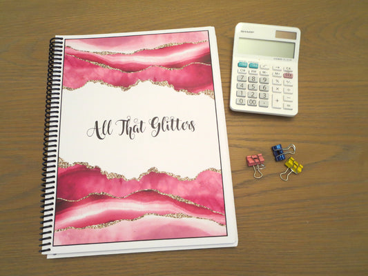 PINK MARBLE DESIGN- Standard 12 Month Appointment Book - Start Any Month - 3 Sizes with Optional Income & Expenses Tracking (Copy)
