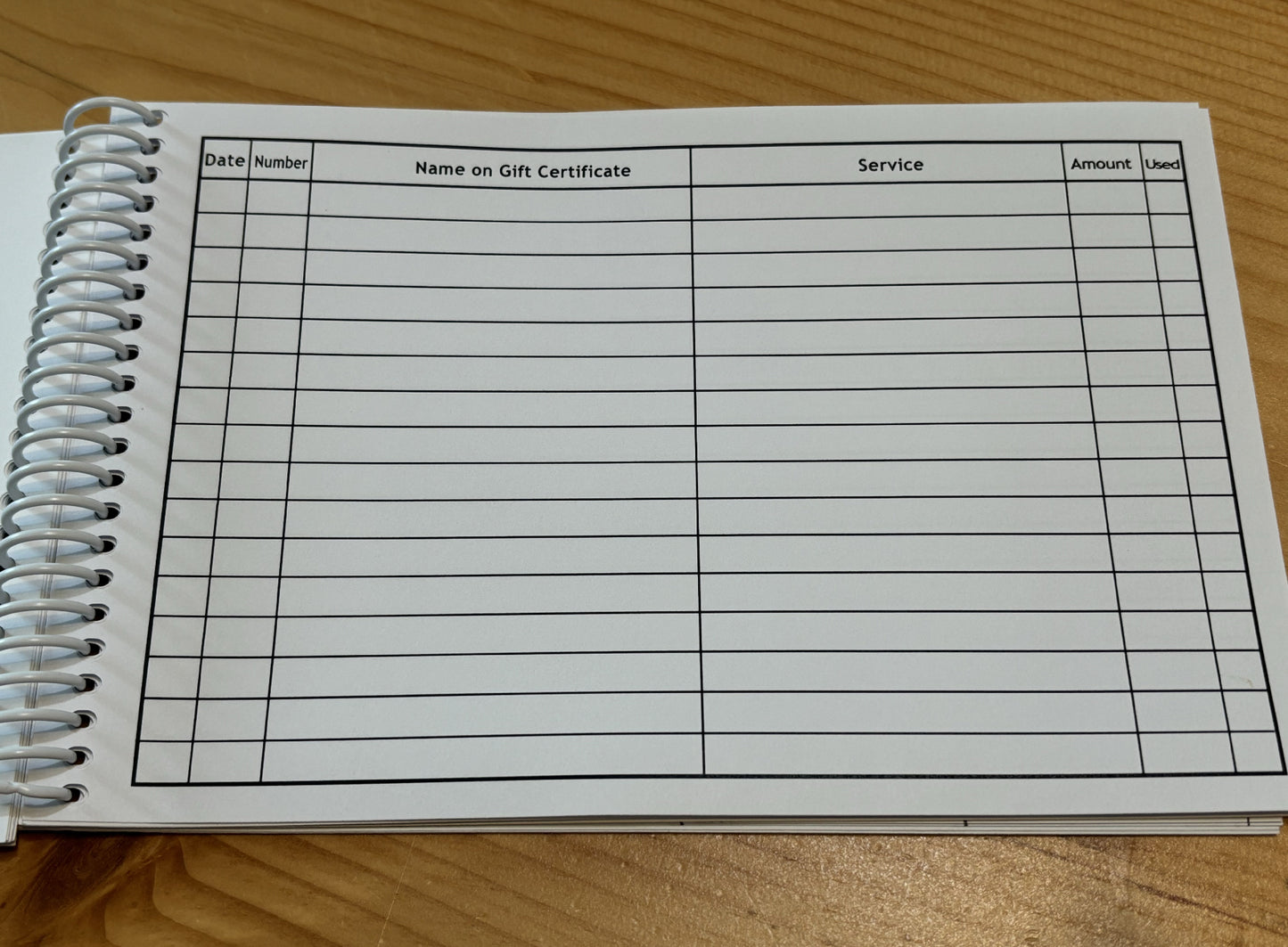 Personalized Gift Certificates - STYLIST SCISSORS DESIGN - with Envelopes and Optional Sales Tracker