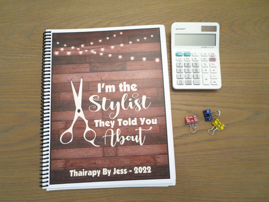 WOOD & LIGHTS DESIGN - Standard 12 Month Appointment Book - Start Any Month - 3 Sizes with Optional Income & Expenses Tracking