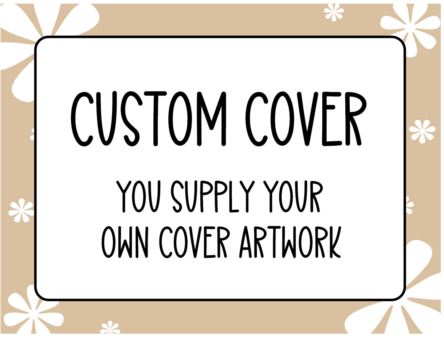 CUSTOM ARTWORK Cover - 12 Month Dated Appointment Book With Business Organizer/Planner + UPGRADE OPTIONS