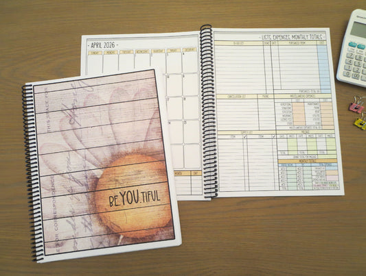 DAISY DESIGN - 12 Month Dated Appointment Book With Business Organizer/Planner + UPGRADE OPTIONS