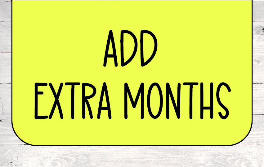 Add Extra Months to Any Appointment Book