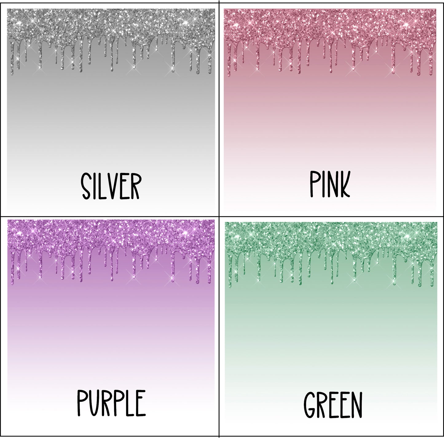 GLITTER DRIPS DESIGN - CHOICE OF 4 COLORS - 12 Month Dated Appointment Book With Business Organizer/Planner + UPGRADE OPTIONS