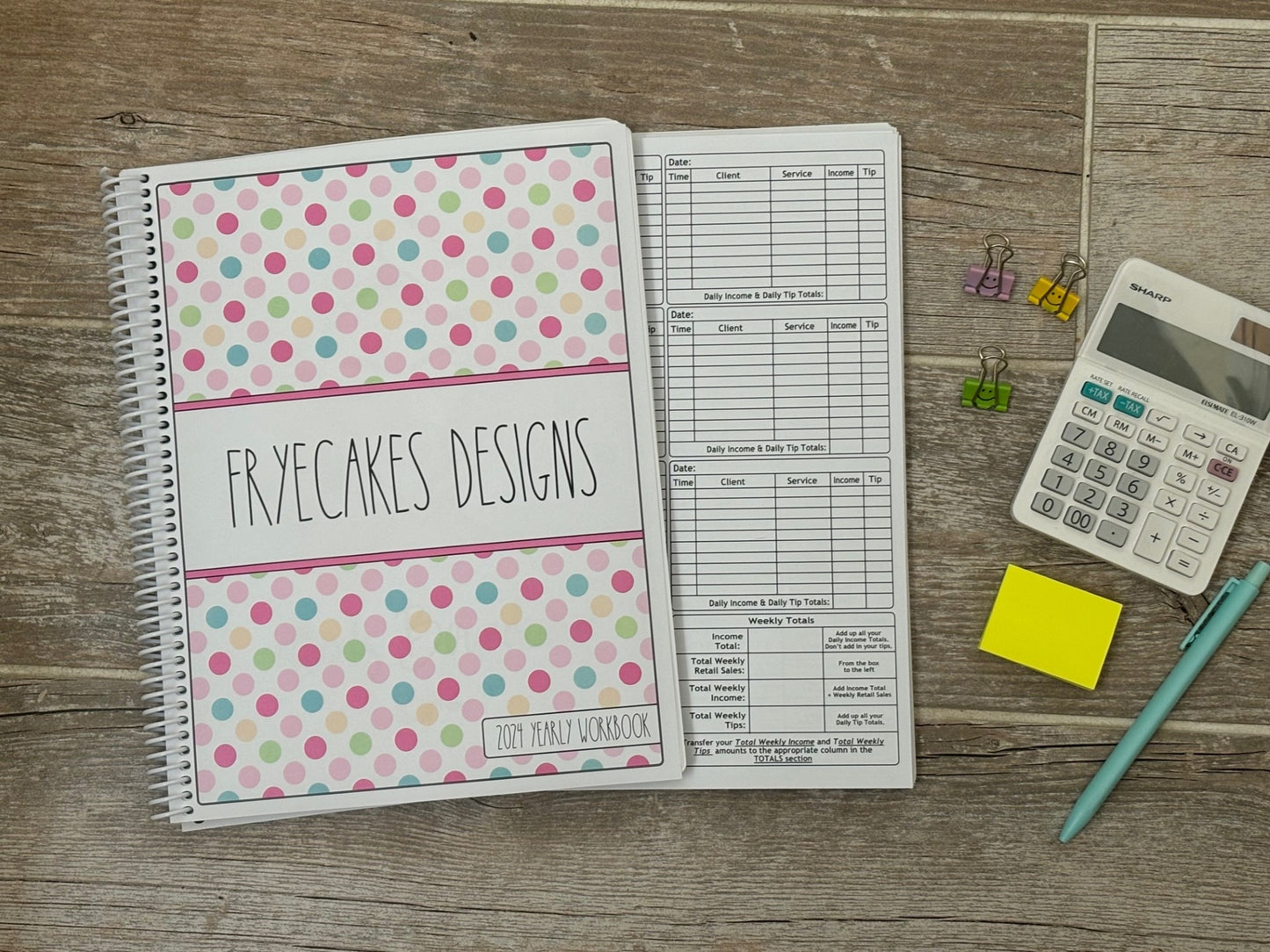 2026 Large SUPERIOR EDITION Spiral Bound Yearly Business Tracker