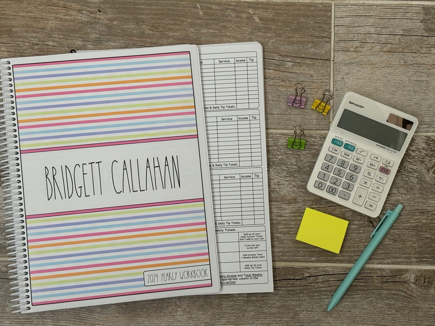 2026 Large SUPERIOR EDITION Spiral Bound Yearly Business Tracker