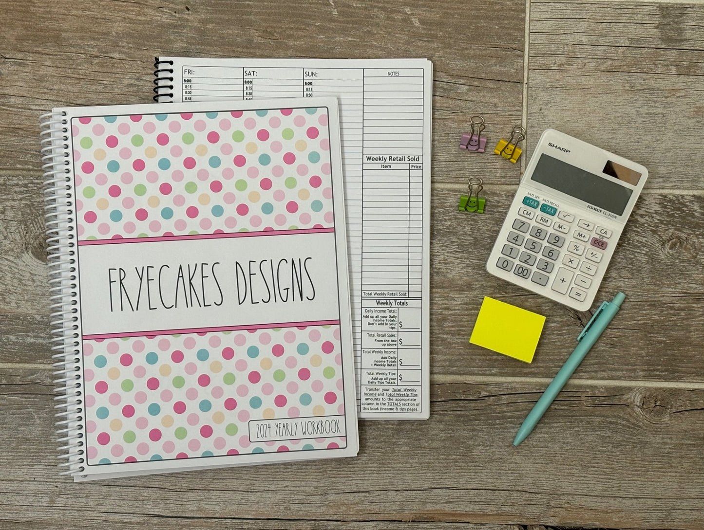 2026 Large ULTIMATE EDITION Spiral Bound Yearly Business Tracker