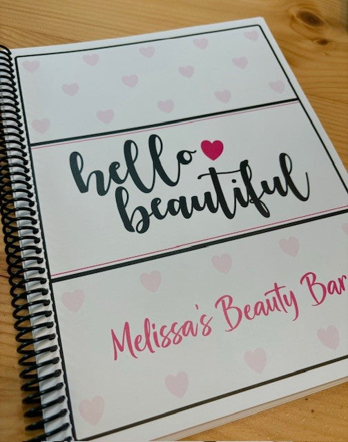 HELLO BEAUTIFUL DESIGN - 12 Month Dated Appointment Book With Business Organizer/Planner + UPGRADE OPTIONS