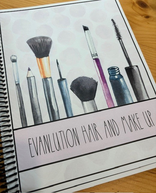 MAKEUP BRUSHES DESIGN - 12 Month Dated Appointment Book With Business Organizer/Planner + UPGRADE OPTIONS