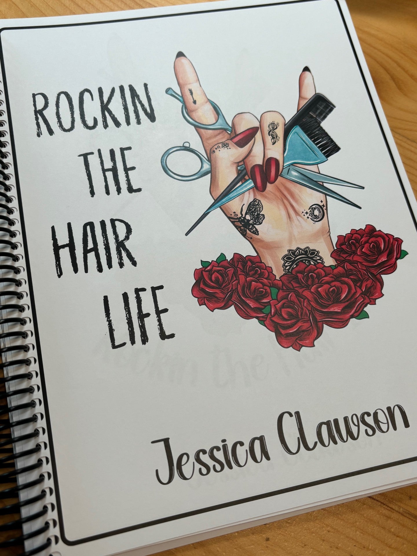 EDGY STYLIST DESIGN - 12 Month Dated Appointment Book With Business Organizer/Planner + UPGRADE OPTIONS