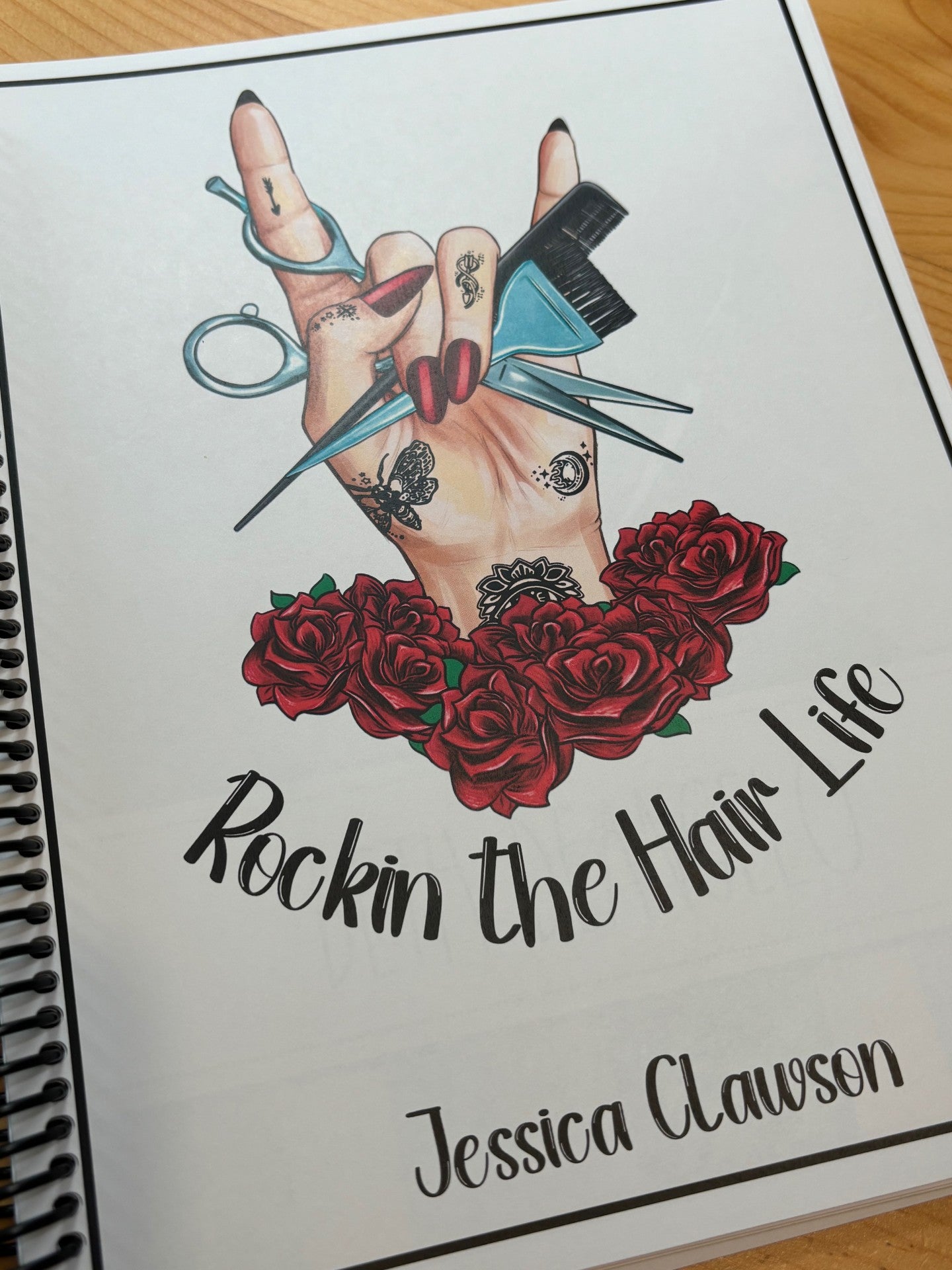 EDGY STYLIST DESIGN - 12 Month Dated Appointment Book With Business Organizer/Planner + UPGRADE OPTIONS