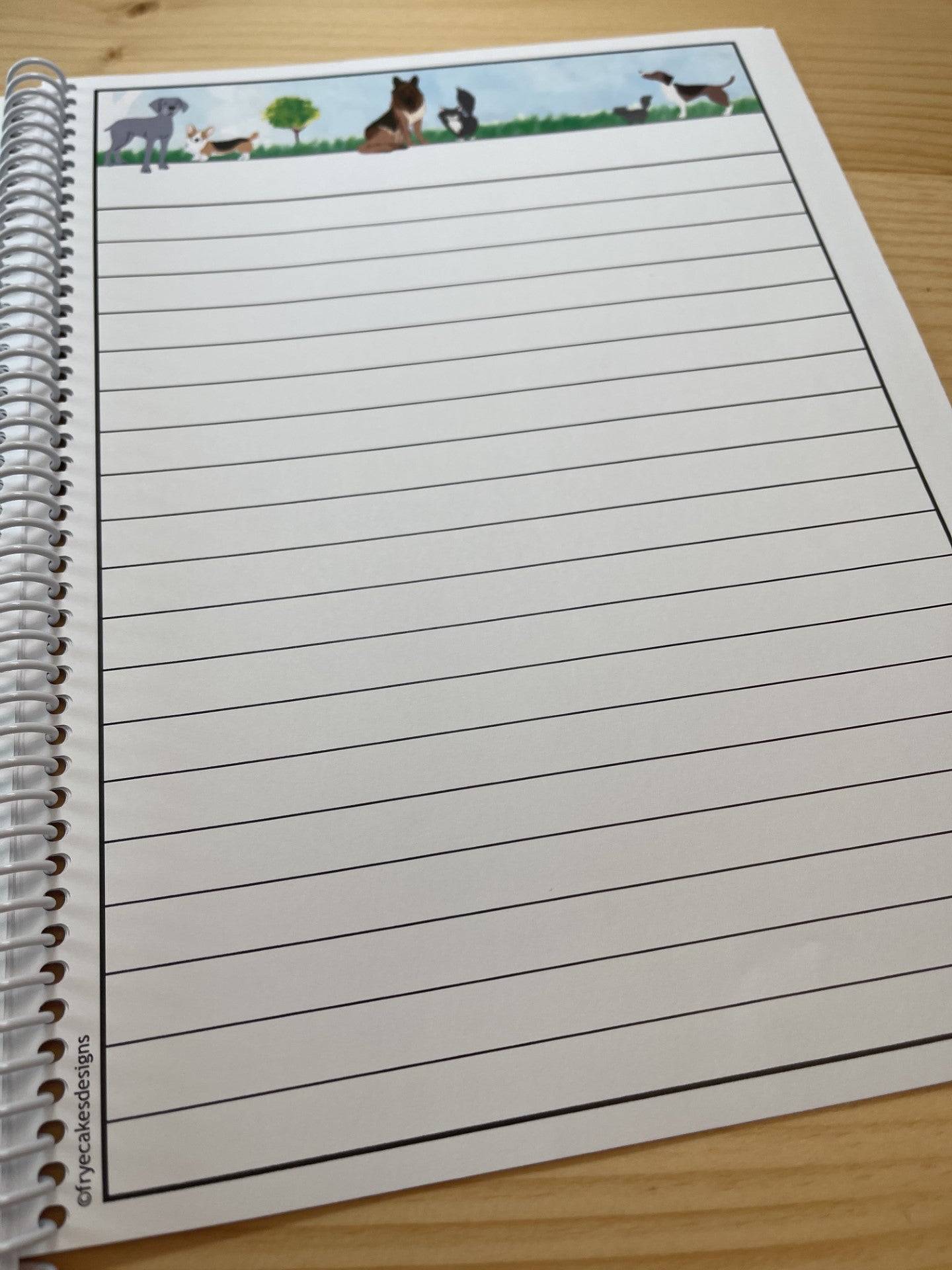 2025-2026 Pet Sitter Planner & Organizer with Pet and Owner Info Pages.  Large or Medium.  WATERCOLOR PETS DESIGN